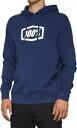 100% アイコン プルオーバー ネイビー パーカー サイズ S 100% Icon Pullover Navy Hoodie size Small