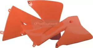 Polisport Pr/饸饦 () - 8422000003 Polisport Pr/Radiator Shrouds (Orange) - 8422000003