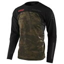 Troy Lee Designs スカウト Se システム ブラッシュド カモ ブラック ミリタリー グリーン ジャージ Troy Lee Designs Sc...