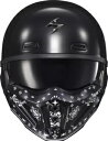 スコーピオン EXO Covert X バンダナマスク グロスブラック Scorpion EXO Covert X Bandana Mask Gloss Black