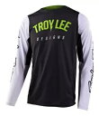 Troy Lee デザイン GP プロ ボルツ ブラック ホワイト ジャージ Troy Lee Designs GP Pro Boltz Black White...