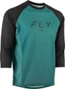 フライ レーシング Ripa 3/4 スリーブ エバーグリーン ブラック ジャージ Fly Racing Ripa 3/4 Sleeve Evergreen B...