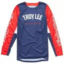 Troy Lee デザイン GP プロ ボルツ ネイビー レッド ジャージ Troy Lee Designs GP Pro Boltz Navy Red Jer...