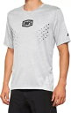 100% Airmatic メッシュ半袖グレー ジャージ 100% Airmatic Mesh Short-Sleeve Gray Jersey