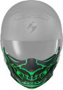 スコーピオン EXO コバート サムライ フェイスマスク 2020 ダークグリーンで発光 Scorpion EXO Covert Samurai Face Mask 2020 Glow In The Dark Green