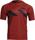 トール アシスト ハザード ジャージ 半袖 ヘザー レッド ブラック サイズ L Thor Assist Hazard Jersey Short Sleeve ...