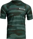 トール アシスト ジャージ 半袖 カモフラージュ グリーン Thor Assist Jersey Short Sleeve Camo Green
