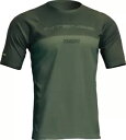 Thor Intense Assist Censis 半袖フォレスト グリーン ジャージ Thor Intense Assist Censis Short-Sl...
