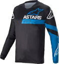 アルパインスターズ レーサー V3 長袖ブラック ブライトブルー ジャージ Alpinestars Racer V3 Long-Sleeve Black Bri...