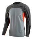 Troy Lee Designs Scout Se Systems グレー ネオン オレンジ ジャージ Troy Lee Designs Scout Se Sy...