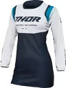 Thor Pulse ミッドナイトブルー ホワイト Rev ウィメンズ ジャージ Thor Pulse Midnight Blue White Rev Wome...