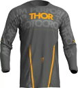 Thor Pulse モノグレー イエロー ジャージ Thor Pulse Mono Gray Yellow Jersey