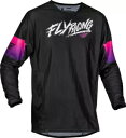 フライ レーシング Yth キネティック メッシュ カオス ブラック パープル ピンク ジャージ Fly Racing Yth Kinetic Mesh Kha...