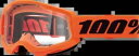 100% Strata 2 ジュニア ネオン オレンジ クリア レンズ ゴーグル 100% Strata 2 Junior Neon Orange Clear Lens Goggle(2)