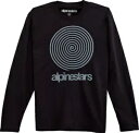 アルパインスターズ スパイラル ロングスリーブ ブラック T シャツ Alpinestars Spiral Long-Sleeve Black T-Shirt