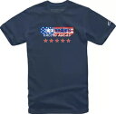 アルパインスターズ USA アゲイン ネイビー T シャツ Alpinestars USA Again Navy T-Shirt