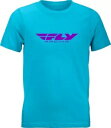 フライ レーシング ユース コーポレート ブルー パープル シャツ サイズ L Fly Racing Youth Corporate Blue Purple Shirt size Large
