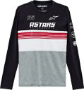 アルパインスターズ ターボ ロングスリーブ ブラック ヘザー グレー T シャツ Alpinestars Turbo Long-Sleeve Black Heather Gray T-Shirt