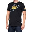 100% BB33 トラック T シャツ ブラック 100% BB33 Track T-Shirt Black