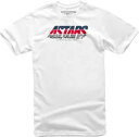 アルパインスターズ スプリット タイム ホワイト T シャツ Alpinestars Split Time White T-Shirt