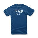 アルパインスターズ ライド 2.0 Tシャツ ロイヤルブルー/ホワイト Alpinestars RIDE 2.0 TEE ROYAL BLUE/WHITE(2)