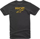 アルパインスターズ ライド 2.0 ブラック イエロー T シャツ Alpinestars Ride 2.0 Black Yellow T-Shirt