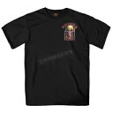 ホットレザーズ ブラック アメリカ ライジング Tシャツ (メンズ L / L) GMD1364L Hot Leathers Black America Ris...