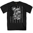 Hot Leathers ブラック レット フリーダム ライド T シャツ (メンズ 2XL / XX-Large) GMS1422XXL Hot Leathe...