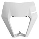 Polisport ヘッドライトマスクカバー ホワイト KTM 150 250 300 350 450 500 XC-W EXC-F に適合 Polisport Headlight Mask Cover White Fits KTM 150 250 300 350 450 500 XC-W EXC-F