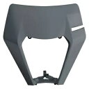 Polisport ヘッドライトマスクカバー ナルドグレー KTM 8666800003 に適合 Polisport Headlight Mask Cover Nardo Grey Fits KTM 8666800003