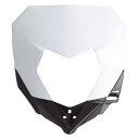 Polisport ヘッドライトマスクカバー ホワイト SHERCO 125 250 300 450 500 8679800003 に適合 Polisport Headlight Mask Cover White Fits SHERCO 125 250 300 450 500 8679800003