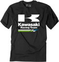Factory Effex カワサキ レーシング T シャツ MD ブラック Factory Effex Kawasaki Racing T-Shirt Md Black