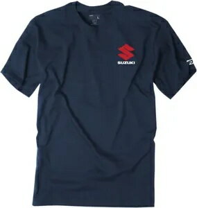 Factory Effex スズキ シャッター T シャツ MD ネイビー Factory Effex Suzuki Shutter T-Shirt Md Navy