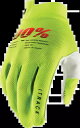 100% メンズ iTrack グローブ 2XL フルオ イエロー 100% Men's iTrack Gloves 2XL Fluo Yellow