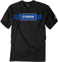 Factory Effex ヤマハ レーシング ストライプ T シャツ 2X ブラック Factory Effex Yamaha Racing Stripes T-Shirt 2X Black