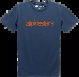 アルパインスターズ ヘリテージ ワード Tシャツ XL ネイビー/レッド 1210730067030XL Alpinestars Heritage Word T-Shirt XL Navy/Red 1210730067030XL
