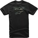 Alpinestars Ride 2.0 カモフラージュ T シャツ - Md ブラック Alpinestars Ride 2.0 Camo T-Shirt - Md Black