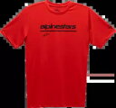 アルパインスターズ テック ラインアップ パフォーマンス T シャツ L レッド 12117380030L Alpinestars Tech Line Up Performance T-Shirt Large Red 12117380030L