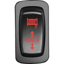 Moose Racing ロープロファイル ロッカー スイッチ WIN-CAR-R Moose Racing Low Profile Rocker Switches WIN-CAR-R