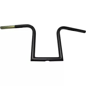 LA チョッパーズ フラット ブラック 10 インチ バーボン エイプ ハンガー オールドスクール 1 インチ ..