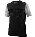 100% エアマティック 半袖ジャージ T シャツ BMX - ブラック/チャコール メンズ サイズ L 100% Airmatic Short Sleeve ...