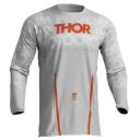 Thor Pulse ジャージ MX ダートバイク オフロード用 - モノグレー/オレンジ メンズ サイズ M Thor Pulse Jersey for MX...