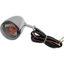 DRAG SPECIALTIES 2020-0394 クロームリア DOT準拠ウインカー スモークレンズ付き DRAG SPECIALTIES 2020-0394 Chrome Rear DOT Compliant Turn Signal w/ Smoke Lens(2)