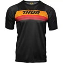 トールアシスト MTB 半袖ジャージ Tシャツ ブラック/オレンジ メンズ XS #5120-0044 Thor Assist MTB Short-Sleeve...