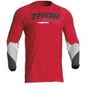 ユース トール パルス ジャージ MX オフロード ダート バイク用 - タクティック レッド キッズ サイズ L Youth Thor Pulse Jerse...