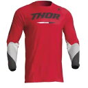 ユース トール パルス ジャージ MX オフロード ダート バイク用 - タクティック レッド キッズ サイズ S Youth Thor Pulse Jerse...