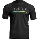 Thor Assist Caliber ブラック 半袖ジャージ T シャツ BMX MTB サイクリング用 Thor Assist Caliber Black ...