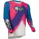 Moose Racing ピンク/ブルー/パープル アグロイド ジャージ - メンズ サイズ S # 2910-6380 Moose Racing Pink/B...