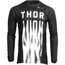 Thor Pulse Vapor ジャージ - ブラック/ホワイト メンズ サイズ L # 2910-6920 Thor Pulse Vapor Jersey ...