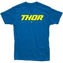 Thor S20 Loud 2 Tee T シャツ - ロイヤル ブルー サイズ S # 3030-18329 Thor S20 Loud 2 Tee T-Shirt - Royal Blue Size Small # 3030-18329